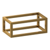 BRAUER Believe cadre pour lave-mains 40x22x45cm Métal Or brossé SW720887