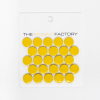 SAMPLE The Mosaic Factory Venice Pennyround carreau mosaïque 1.9x0.5cm carreau mural pour intérieur et extérieur Rond Céramique Jaune SW862169