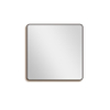 Saniclass Retro Line miroir – carré – 100 x 100 cm – Noir mat SW643419