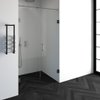 Saniclass Create douchedeur 120x200cm 2-delig profielloos met antikalk en 8mm veiligheidsglas geborsteld RVS SW223768 Saniclass Create douchedeur 120x200cm 2-delig profielloos met antikalk en 8mm veiligheidsglas geborsteld RVS SW223768