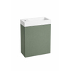 Nemo Durma Fonteinkastset - 40x20x50cm - 1 deur - links - 1 kraangat - links - Sage green SW1580346