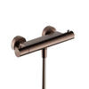 Hotbath Ace Douchemengkraan - thermostatisch - opbouw - doucheslang - PVD - geborsteld koper SW1117584