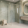 Fortifura Galeria Douchecabine - 80x160x200cm - profiel veiligheidsglas - antikalk - chroom SW1443533