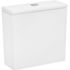 Hansgrohe EluPura Original Q Réservoir de chasse en saillie - pour cuvette double bloc - arrivée d’eau par le bas - blanc SW1165002