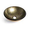 FugaFlow Efficiente Arredo Limone Waskom - 30x10,5cm - rond - gehard glas - goud groen SW1123746