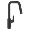 Grohe Eurosmart Mitigeur de cuisine - haut - bec pivotant - noir mat SW1234874