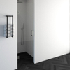 BRAUER Void porte de douche - 60x200cm - porte pivotante - inox brossé SW223723