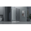 FugaFlow Efficiente Vetro Cabine de Douche - 90x90 cm - carré - chrome SW1470180