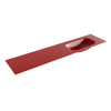 Mondiaz BIG small Fire solid surface inbouw wastafel 200cm rechts SW435717 Mondiaz BIG small Fire solid surface inbouw wastafel 200cm rechts SW435717