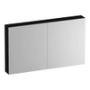 BRAUER Impress Deluxe armoire de toilette – 119 x 70 x 15 cm – Éclairage LED – Timber Black SW1198971
