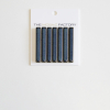 ÉCHANTILLON The Mosaic Factory Sevilla carreau de mosaïque 1,2x9,2x0,8cm pour mur kitkat mini finger Céramique Brillant Azur-Bleu-Moucheté SW862262