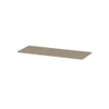 INK Topdeck Plan de lavabo - 120x45x2cm - pour meuble bas - MFC Chêne ivoire SW798479