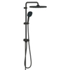 GROHE Vitalio Comfort 250 Quickfix Regendoucheset - 25cm - hoofddouche - vierkante handdouche - 2 straalsoorten - matte black TWEEDEKANS OUT12981