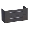Saniclass Exclusive Line Small onderkast 99x39x50cm 2 lades met softclose MFC Black Diamond SW3085 Saniclass Exclusive Line Small onderkast 99x39x50cm 2 lades met softclose MFC Black Diamond SW3085