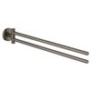 Grohe Essentials 2-lids handdoekhouder draaibaar 45cm brushed hard graphite SW98953 Grohe Essentials 2-lids handdoekhouder draaibaar 45cm brushed hard graphite SW98953