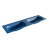 Mondiaz BIG small Jeans solid surface inbouw wastafel 160cm dubbel SW424944 Mondiaz BIG small Jeans solid surface inbouw wastafel 160cm dubbel SW424944