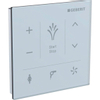 Geberit AquaClean bedieningspaneel wand - 9.3x9.3cm ten behoeve van Aquaclean Tuma Comfort en Mera - glas - wit SW107038
