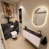 MONDIAZ TURE-DLUX Meuble toilette - 100cm - Rosee - EDEN - vasque Lava - position droite - 1 trou de robinet SW1103993
