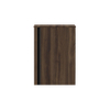 Saniclass Chaci Meuble sous-lavabo pour lave-mains - 40x55cm - 1 porte - avec plan de dessus - noyer SW1448195