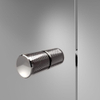 Sealskin Contour poignée de porte - argent haute brillance SW1471976
