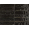Ragno Look carreau mural 6x24cm 10mm résistant au gel porcellanato nero gloss SW498011