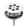 Clou Wash Me bouchon pour bonde pour obturateur d'eau en silicone inox Chromé SW9441