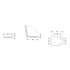 Geberit 300 Basic closetzitting met deksel met softclose topfix wit SW417639
