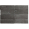 ÉCHANTILLON Terravito Ardeno Koko pour carrelage mural et de sol - 150x50cm - 8mm - Noir SW1221701