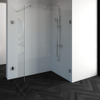 Saniclass Create douchecabine 2-delig 140x100cm profielloos met antikalk en 8mm veiligheidsglas chroom SW224136 Saniclass Create douchecabine 2-delig 140x100cm profielloos met antikalk en 8mm veiligheidsglas chroom SW224136