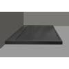 Forzalaqua Fresco douchebak 90x120cm Rechthoek inclusief RVS afvoer Natuursteen Graniet gezoet SW369895