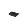 INK Post wastafel - 60x45x1cm - 1 wasbak - 0 kraangaten - keramiek Lauren black mat SW693149