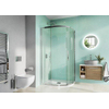 Crosswater Infinity douchecabine 90x120x200cm kwartrond met 1 schuifdeur 8mm helder veiligheidsglas RVS SW487287 Crosswater Infinity douchecabine 90x120x200cm kwartrond met 1 schuifdeur 8mm helder veiligheidsglas RVS SW487287