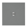 Zeza Grade Douchebak - 90x90cm - antislip - antibacterieel - mineraalmarmer - vierkant - mat cemento (grijs) SW1152878
