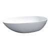-Best Design Puur baignoire îlot - 180x90x58cm - solid surface - mat blanc SW108288