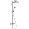 Hansgrohe Tica doucheset - 28cm - met handdouche - met glijstang - chroom SW637125