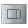 Grohe Skate Cosmopolitan wc bedieningsplaat dualflush verticaal horizontaal RVS 0720026 Grohe Skate Cosmopolitan wc bedieningsplaat dualflush verticaal horizontaal RVS 0720026