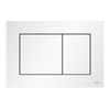 Tece Now Bedieningsplaat - 22x15cm - duospoeltechniek - mat wit SW1239415