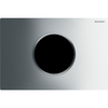 Geberit Sigma 10 WC stuursysteem electronisch touchfree netvoeding 24.6x16.4cm met infrarood voor UP300/320 inbouwreservoir glans/mat/glans verchroomd 0730044 Geberit Sigma 10 WC stuursysteem electronisch touchfree netvoeding 24.6x16.4cm met infrarood voor UP300/320 inbouwreservoir glans/mat/glans verchroomd 0730044