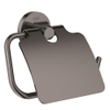 Grohe Essentials Closetrolhouder met klep - hard graphite (antraciet) SW99016