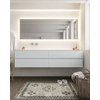 MONDIAZ VICA 200cm badmeubel clay 4 lades wastafel moon links zonder kraangat SW410667 MONDIAZ VICA 200cm badmeubel clay 4 lades wastafel moon links zonder kraangat SW410667