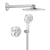 Grohe Rapido Perfect Showerset - Rainshower SmartActive 310 hoofddouche - rond - 3 straalsoorten - chroom SW1186611