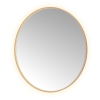 Hotbath &MORE Spiegel Round - diameter 120cm - direct en indirect LED - spiegelverwarming - dimbaar - met afstandsbediening - PVD - geborsteld koper SW1245852