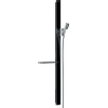Hansgrohe Unica`E barre de glissement avec flexible de douche Isiflex`B 160cm et porte-savon casetta`E 90cm noir/chrome SW157213