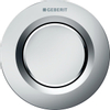 Geberit Type01 bedieningplaat met frontbediening voor toilet 9.5x9.5cm chroom mat GA13914 Geberit Type01 bedieningplaat met frontbediening voor toilet 9.5x9.5cm chroom mat GA13914