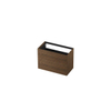 INK Wastafelonderkast - 90x45x65cm - 2 lades - push to open - horizontaal gefreesd - Eiken - Chocolate SW693492