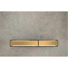 Geberit Sigma 50 bedieningplaat met dualflush frontbediening voor toilet 24.6x16.4cm messing / betonlook SW420732 Geberit Sigma 50 bedieningplaat met dualflush frontbediening voor toilet 24.6x16.4cm messing / betonlook SW420732