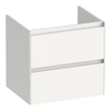 BRAUER Inspire wastafelonderkast 60 2 softclose lades - greeploos - 1 sifon uitsparing - hoogglans wit SW1200684