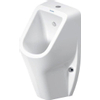 Duravit D-code Urinoir - met boveninlaat - met bevestiging - zonder spoelrand - met sproeikop en sifon - glans wit 0315131
