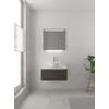 Bruynzeel Giro badmeubelset 49x75x46cm 1 wasbak 1 lade met spiegel met softclose composite gladstone SW384223 Bruynzeel Giro badmeubelset 49x75x46cm 1 wasbak 1 lade met spiegel met softclose composite gladstone SW384223
