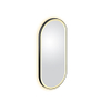 Clou Look at Me miroir – ovale – 45 x 100 cm – LED indirecte tout autour – Noir mat SW636634